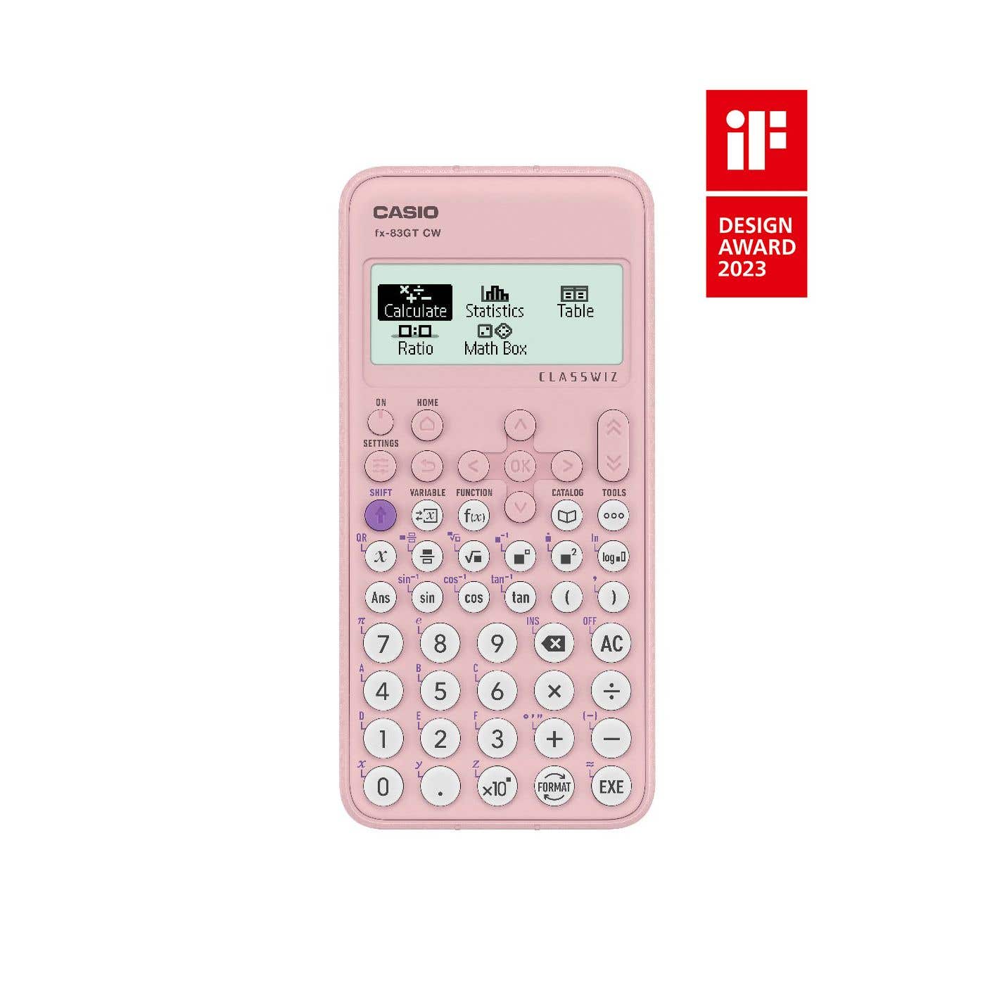 Casio scientific online calculator pink