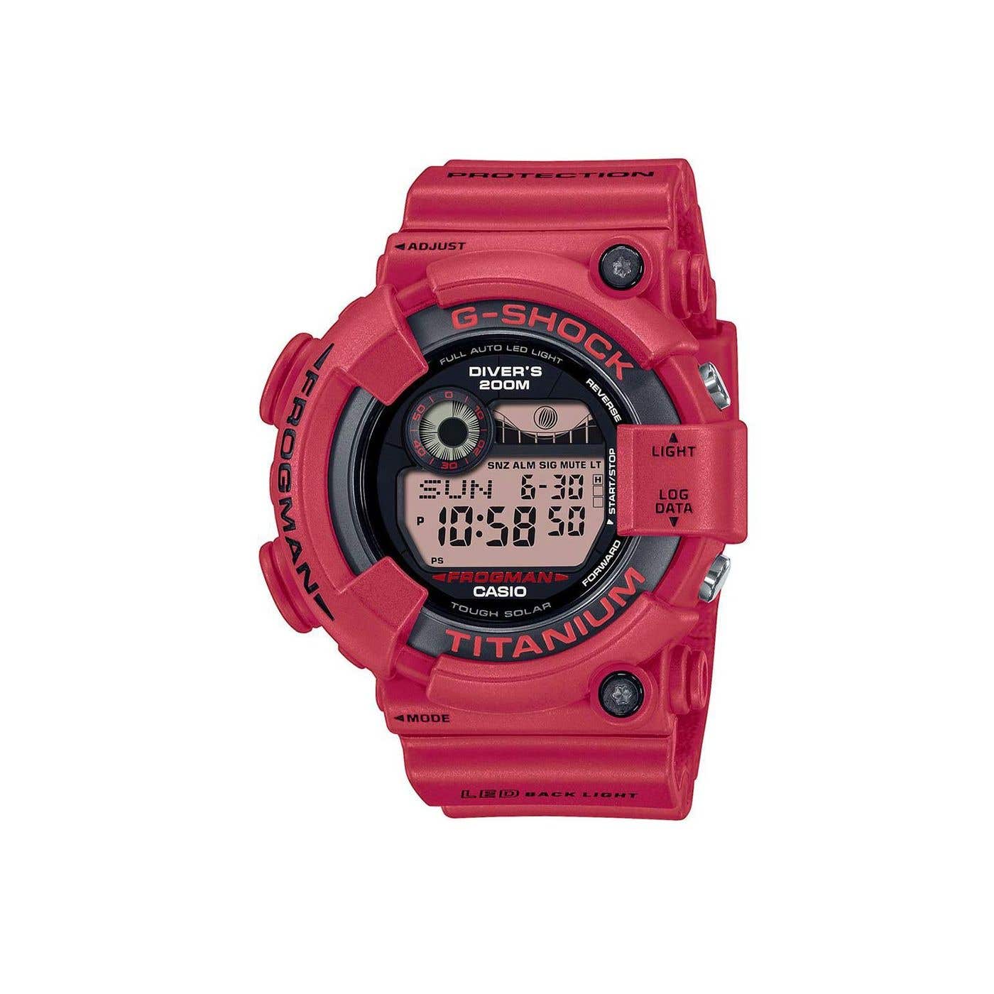 Casio matte red vintage on sale