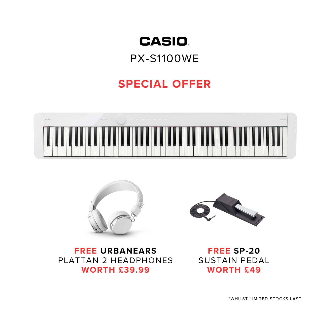 PX S1100 Digital Piano White