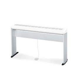 White shop piano stand