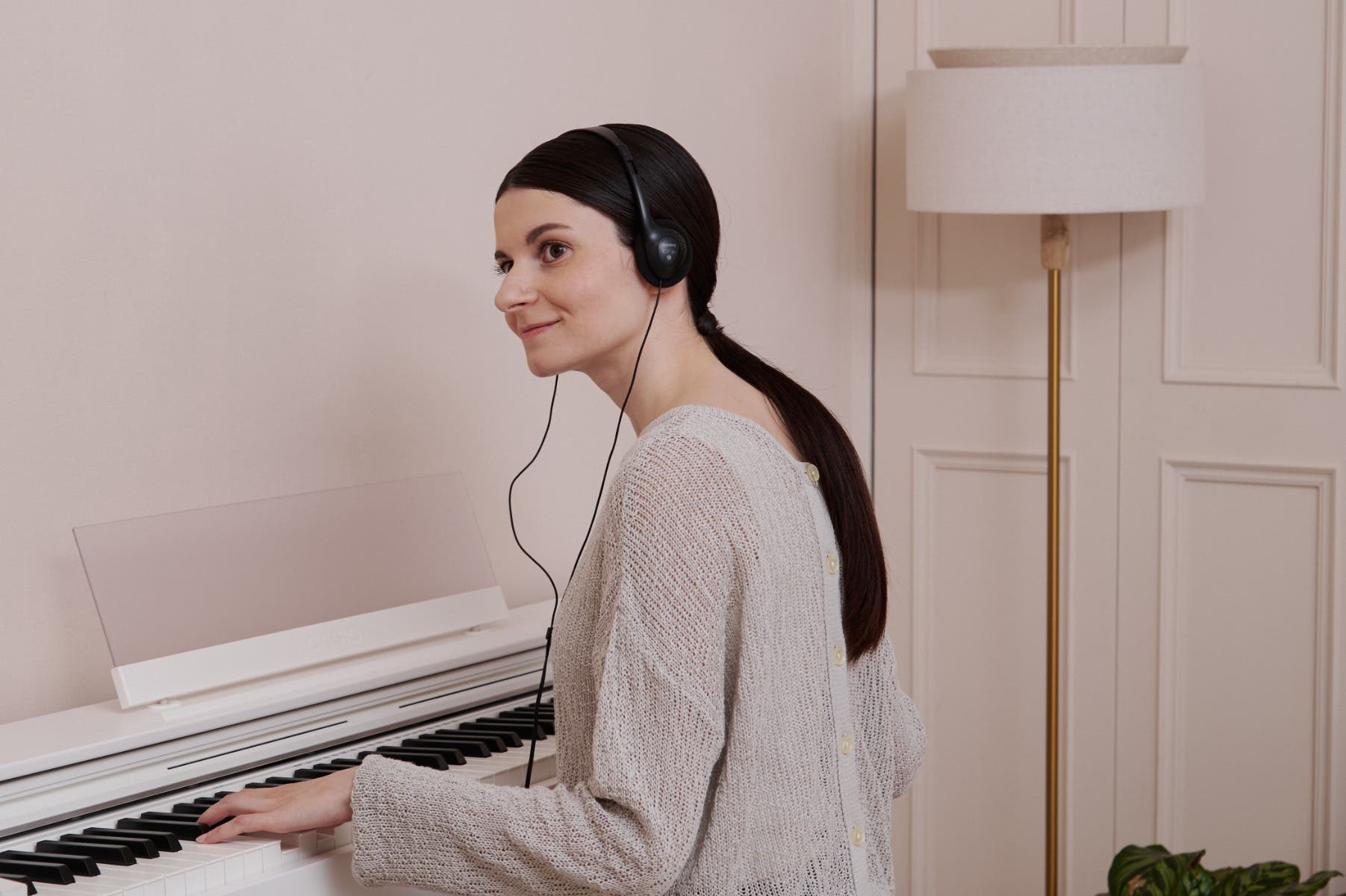 Headphone mode makes silent practice more enjoyable